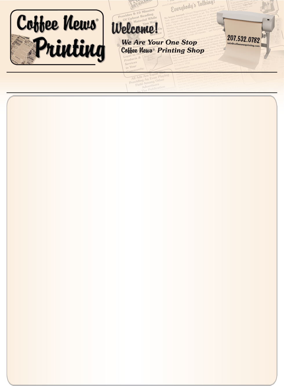 Mail: info@coffeenewsprinting.com?subject=Website Inquiry